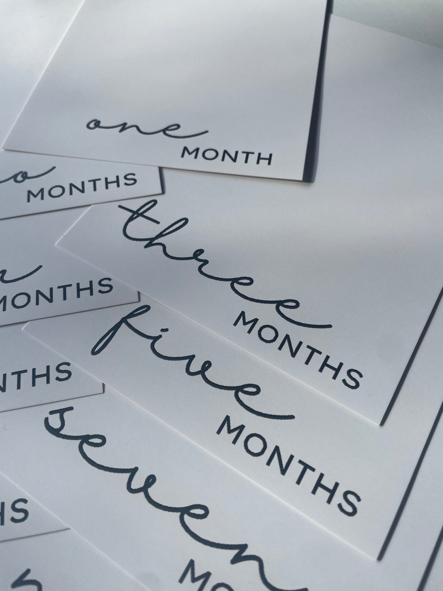Little J Creations - Inkless Milestone Cards
