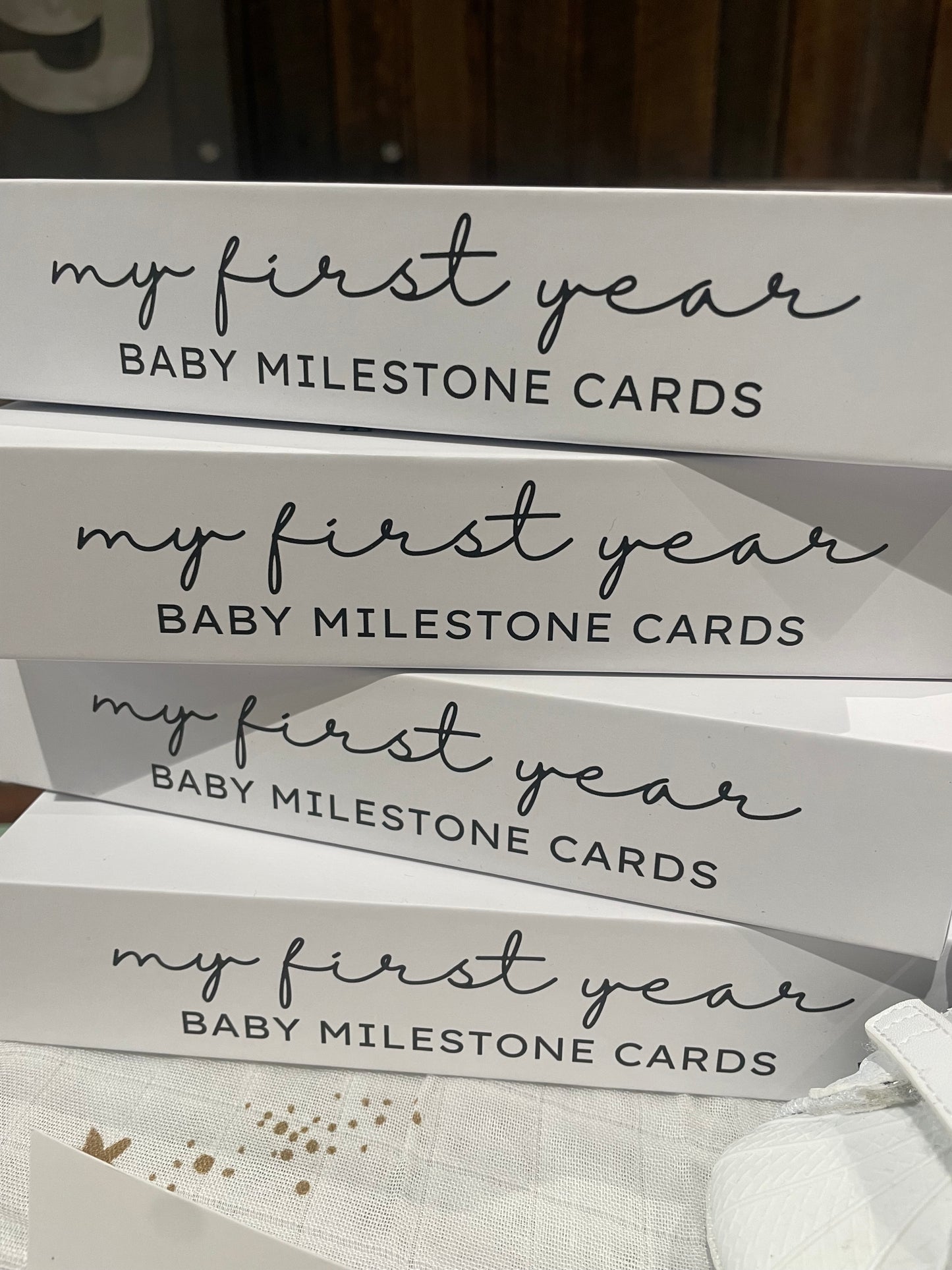 Little J Creations - Inkless Milestone Cards