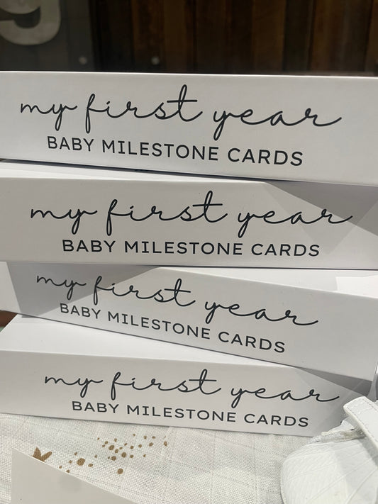 Little J Creations - Inkless Milestone Cards