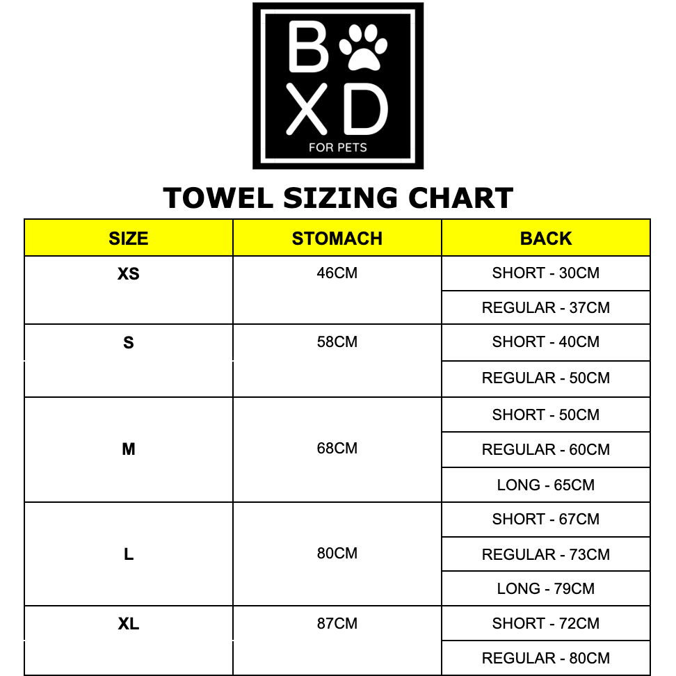 Wearable Bamboo Dog Towel